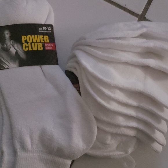 Sports Socks Power Club Ankle Socks 100% Cotton - Picture 2 of 4